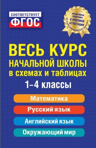 Весь курс начальной школы в схемах и таблицах. 1-4 классы фото книги