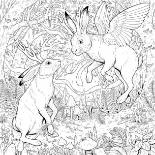 Mythographic Color and Discover: Mythical Beasts: An Artist's Coloring Book of Magical Creatures фото книги 2