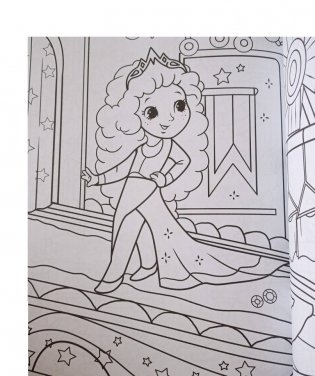 Раскраска. 100 милых картинок для девочек фото книги 4