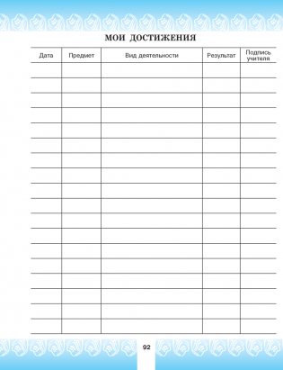 Дневничок ученицы начальных классов. С самооценкой фото книги 11