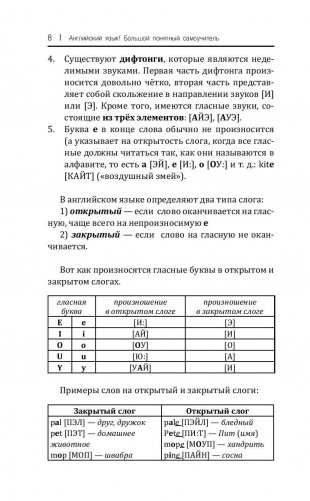 Английский язык! Большой понятный самоучитель. Всё подробно и "по полочкам" фото книги 9