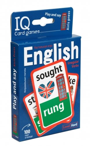 Умные игры с картами. Английские неправильные глаголы. Уровень 2 фото книги