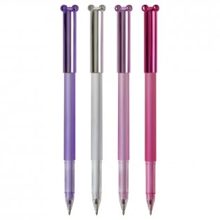 Ручка шариковая MESHU "Barbear" синяя, 0,7 мм, корпус ассорти. Арт. MS_64797 фото книги 3