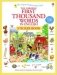 First Thousand Words in English Sticker Book фото книги маленькое 2
