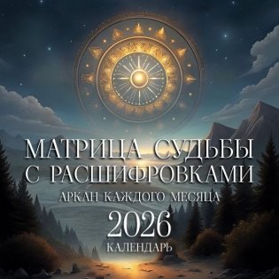 Аркан Таро каждого месяца. Матрица судьбы с расшифровками 2026 фото книги