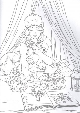Раскраска для девочек. 100% стильная фото книги 2