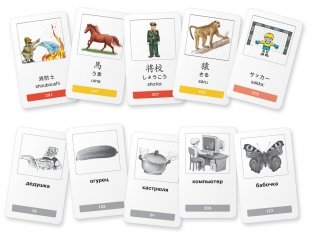 Мои первые японские слова. 333 карточки для запоминания фото книги 4