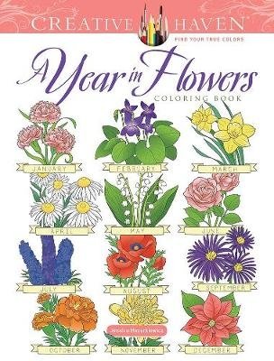 A Year In Flowers. Coloring Book фото книги