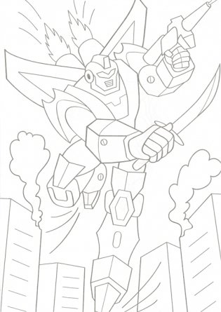 Раскраска. Роботы фото книги 4