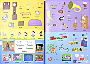 Peppa Pig: 1000 First Words Sticker Book фото книги 2