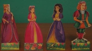 Домашний театр. Книжка-игрушка. Собираем без клея. В 6-ти выпусках. Выпуск 3: Дюймовочка. Красная шапочка. Подарки феи. Госпожа Метелица фото книги 5