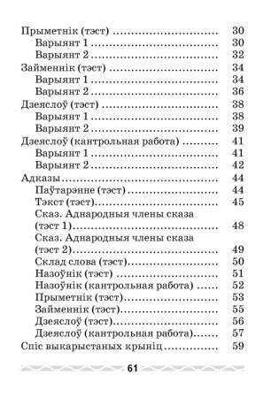 Беларуская мова. 4 клас. Тэматычны кантроль фото книги 8