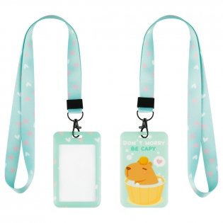 Бейдж вертикальный MESHU Be capy, 110*70мм, лента с карабином, 2D печать, опп пакет с европодвесом. Арт. MS_54239 фото книги 2