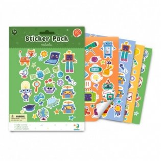 Набор наклеек "Роботы", арт. 300298 фото книги