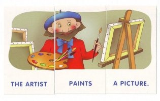 Английский язык. Действия (Actions). Читаем предложения. Level 6. Набор карточек фото книги 3