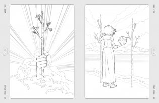 Manga Tarot: a Colouring Book фото книги 10