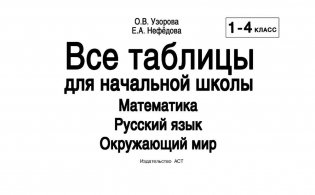 Все таблицы для начальной школы. Русский язык. Математика. Окружающий мир фото книги 2