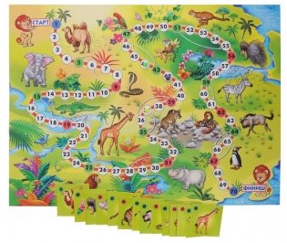 Настольная игра-ходилка "Жаркая Африка" фото книги 2