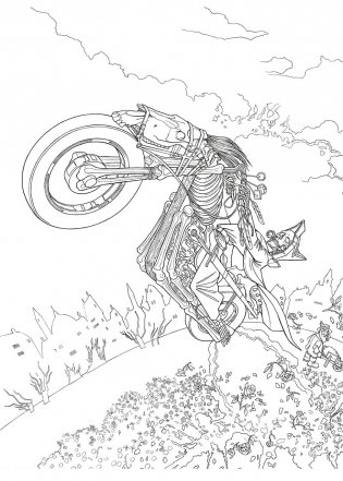 Terry Pratchett's Discworld Colouring Book фото книги 3