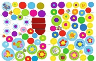 Павлин. Развивающие наклейки для малышей фото книги 4