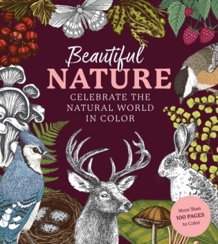 Beautiful nature coloring book фото книги