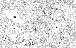 A Million Baby Animals: Little Creatures to Colour фото книги 6