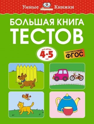 Большая книга тестов (4-5 лет) фото книги