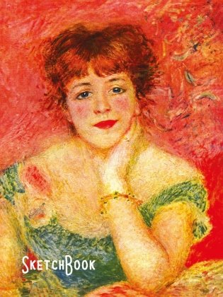 Скетчбук. Пьер Огюст Ренуар. Портрет актрисы Жанны Самари фото книги