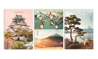 Тетрадь 120 л., А4, клетка, на гребне BG "Удивительный пейзаж", глянцевая ламинация. Арт. Т4гр120_лг 12475 фото книги