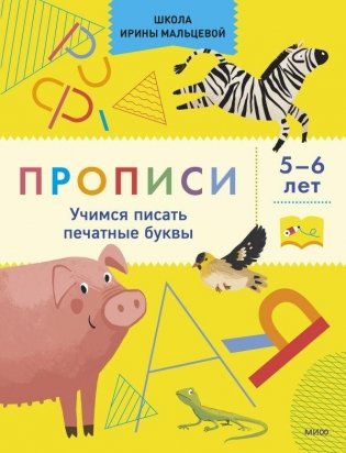Прописи. Учимся писать печатные буквы. 5-6 лет фото книги