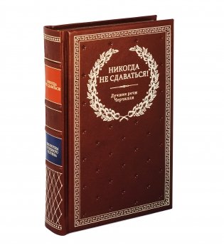 Никогда не сдаваться! (кожаный переплет, золотой обрез) фото книги
