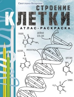 Строение клетки. Атлас-раскраска фото книги
