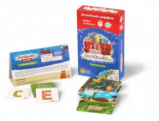Увлекательная настольная игра "Зверобуквы English", новая версия фото книги 6