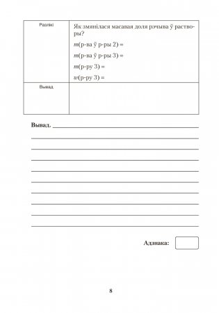 Сшытак для практычных работ па хiмii для 9 класа. ГРЫФ фото книги 5