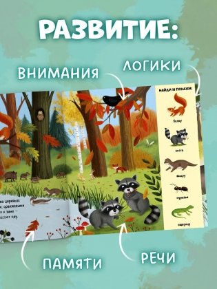 Найди и покажи. Животные в лесу фото книги 7