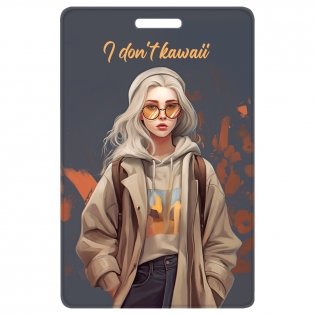 Обложка-карман для карт и пропусков OfficeSpace "Vibes", 95х65 мм, ПВХ, ассорти. Арт. PC_55431 фото книги 5