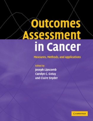 Outcomes Assessment in Cancer фото книги