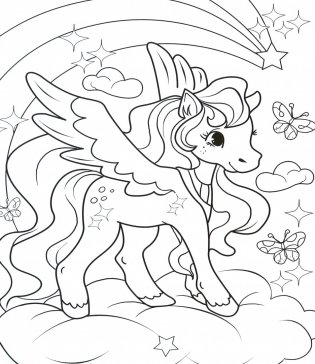 Раскраска. 100 милых картинок для девочек фото книги 2