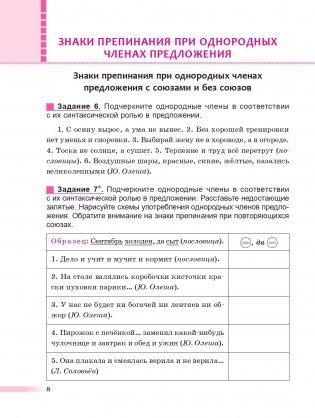 Русский язык: тренажер по пунктуации. 8—11 классы фото книги 8