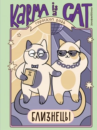 Гороскоп на 2026 год. Близнецы. Ежедневник (+ Лунный календарь, календарь затмений и ретроградных планет) фото книги