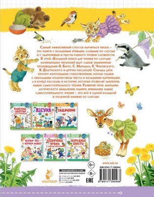 Большая книга для чтения по слогам фото книги 2