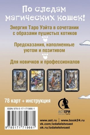 Таро милых котиков. Магия мягких лапок. Уютные предсказания на каждый день фото книги 2