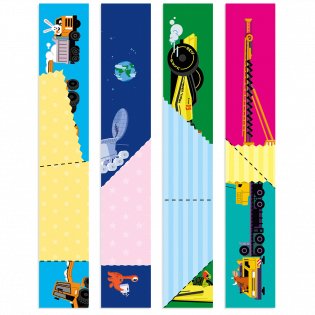 Дорожные сгибалки "Транспорт", 4-5 лет фото книги 2