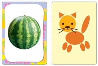 Развивающие карточки "Изучаем формы" фото книги 2