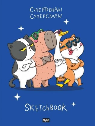 MyArt. Скетчбук "В тренде". Суперстары фото книги