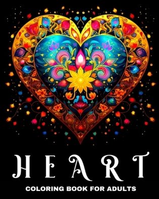 Heart Coloring Book for Adults: Amazing Heart Patterns Coloring Pages фото книги