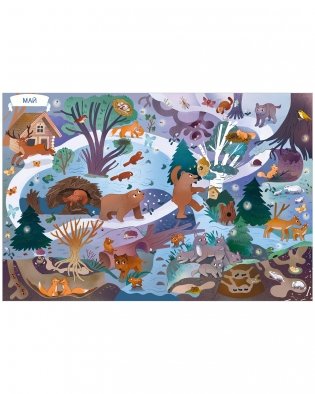 Виммельбух. Круглый год. Год в лесу фото книги 4