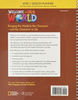 Welcome to Our World 1. Lesson Planner (+ Class Audio CD, + CD-ROM) (+ CD-ROM) фото книги 2