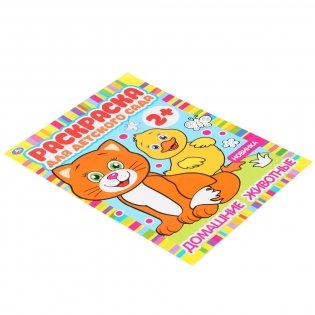 Домашние животные. Раскраска для детского сада фото книги 5