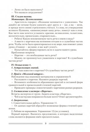 Русский язык. 8 класс. План-конспект уроков фото книги 7